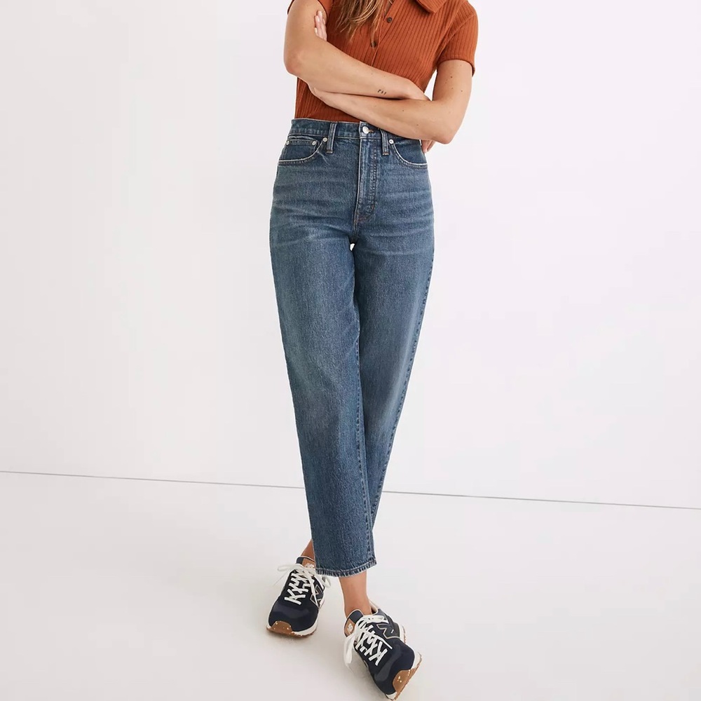 Madewell High-Rise Women's Balloon Jeans - Size 31- Medium Wash